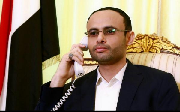 الرئيس الايراني يهاتف الرئيس المشاط .. تفاصيل المكالمة 