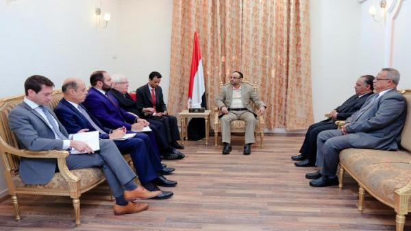 الرئيس المشاط يُناقش مع المبعوث الأممي جهود الدفع بعملية السلام في اليمن
